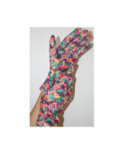 Gants Ixli  Sita Kimo bouquet feuillus bordeau