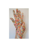 Gants Ixli imprimé Fleurs de suki Caprices nature