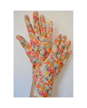 Gants Ixli imprimé Fleurs de suki Caprices nature