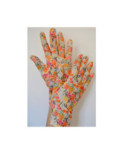 Gants Ixli imprimé Fleurs de suki Caprices nature
