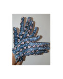 Gants Ixli Velours Olivia bleu Psychédéliques