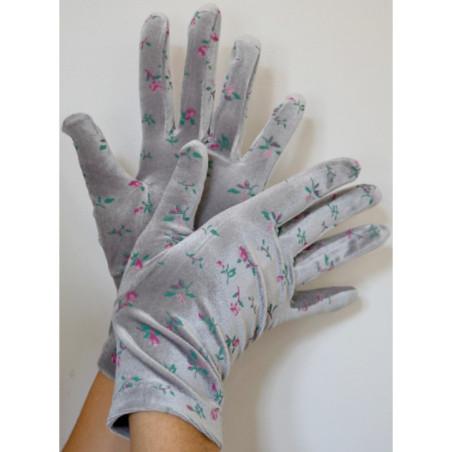Gants Ixli Grisette imprimé Romantic Velvet