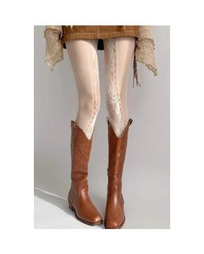  Collant-Resille-florale-lpc-blanc