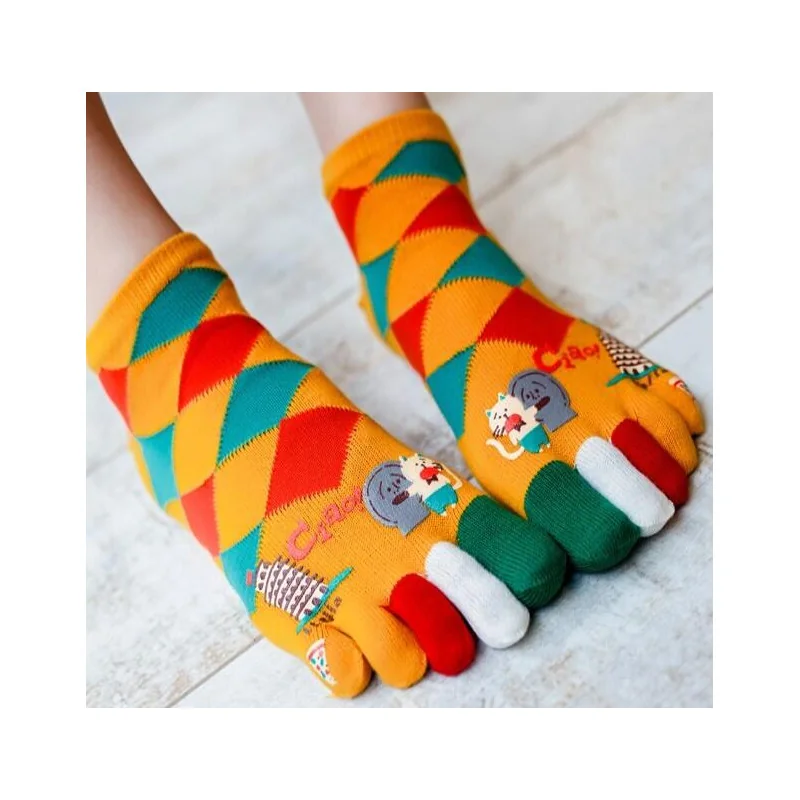 Chaussettes 5 Doigts coton Fan Italy