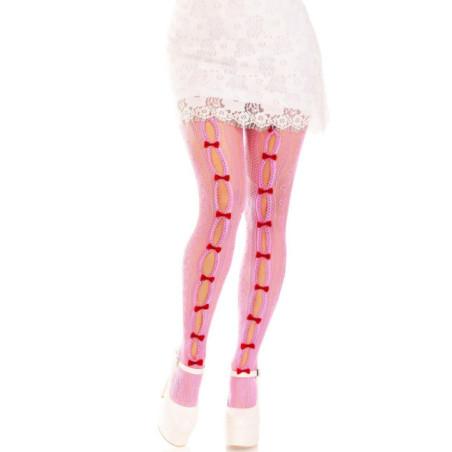 collant-Leg-avenue-9733-dentelle-rayures-rose-rubans-rouge