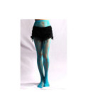 Collant Resille Dentelle Turquoise Les Petits Caprices