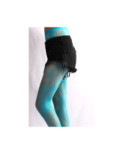 Collant Resille Dentelle Turquoise Les Petits Caprices