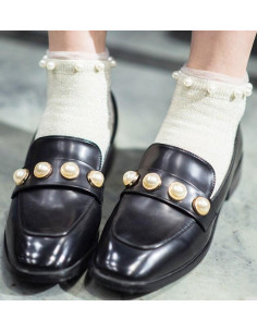 Chaussettes Perles et Lurex