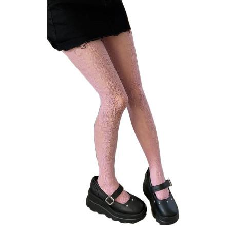 Collant Dentelle Fleurs Abstraites Les Petits Caprices