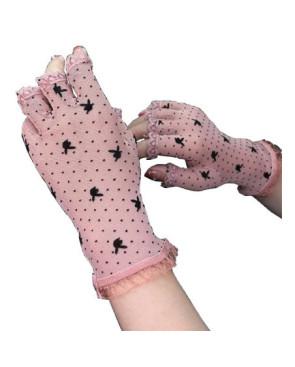 Mitaine-5-doigts-tulle-plumetis-playboy-rose-noir
