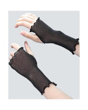  Mitaines-légères-maille-strassées -Les-petits-caprices-noir-détail