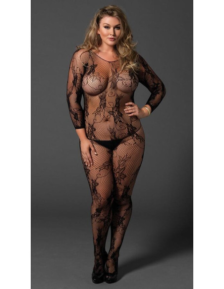 Combinaison Dentelle Florale Queen Size