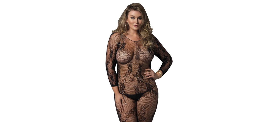 Combinaison Dentelle Florale Queen Size