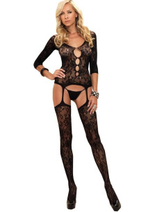 Combinaison dentelle Trous de serrure Leg Avenue