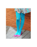 Collant Girardi Opaque Turquoise