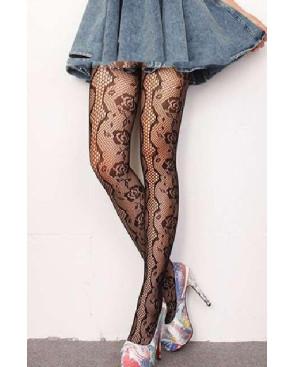 COLLANT-résille-noir-fleuri-avant