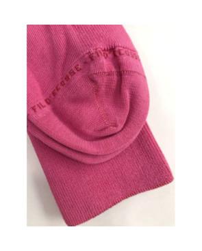  Chaussette-Labonal-coton-fil-d-ecosse-sans-compression-homme-fushia-détail