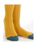 Assortiment Mi bas Soie Berthe aux grands Pieds Safran