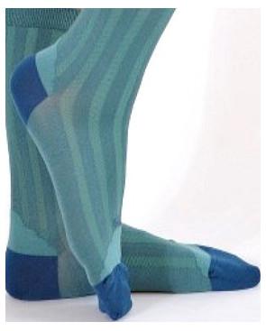  chaussettes-en-soie-Berthe-aux-grands-pieds-bleu-vert-BAMCS2-détail