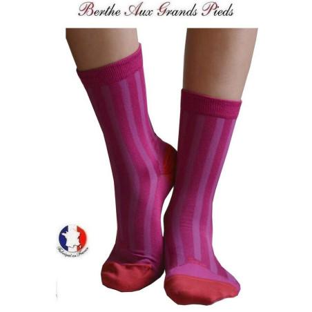Assortiment Chaussettes Soie Berthe aux grands Pieds Noir Marine