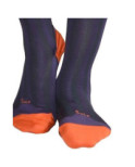 Assortiment Mi bas Soie Berthe aux grands Pieds Marine Noir