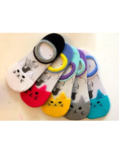 Lot De 5 paires de protége pieds Chats 2