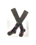 Jambières Berthe aux Grands Pieds Choco Fleurs