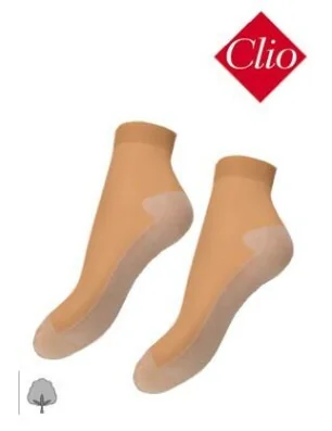 Chaussettes en lycra à semelles coton Clio