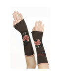 Mitaines Berthe aux Grands Pieds Choco Fleuris