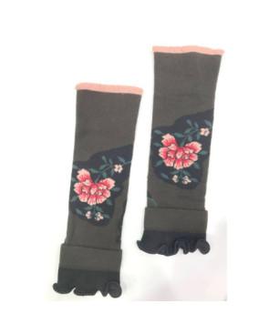 Mitaines Berthe aux Grands Pieds Choco Fleuris