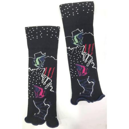Mitaines-Berthe-aux-grands-pieds-poissons-clowns-noirs