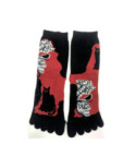 Chaussettes 5 Doigts Berthe aux grands Pieds chat Perché