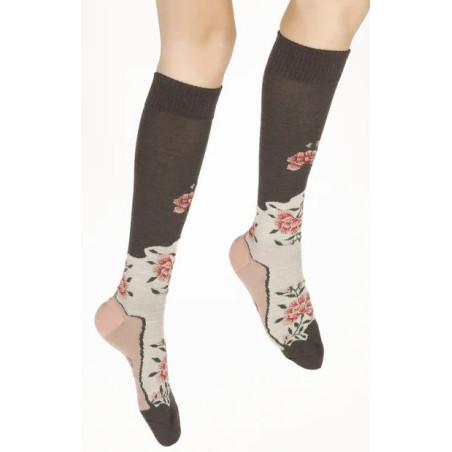  Mi-bas-berthe-aux-grands-pieds-laine-et-coton-fleurs-de-choco-en-vrai