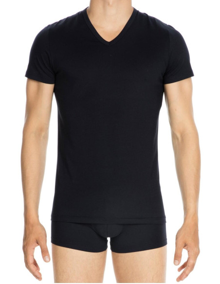 T shirt Hom Col V Coton