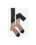 Mi bas Berthe aux Grands Pieds Fleurs de choco