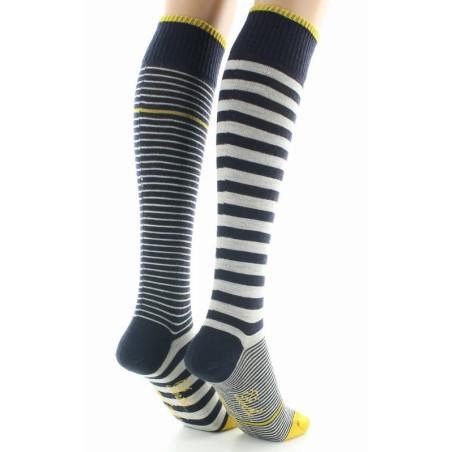  Mi-bas-berthe-aux-grands-pieds-laine-et-coton-rayures-asymétriques-dos