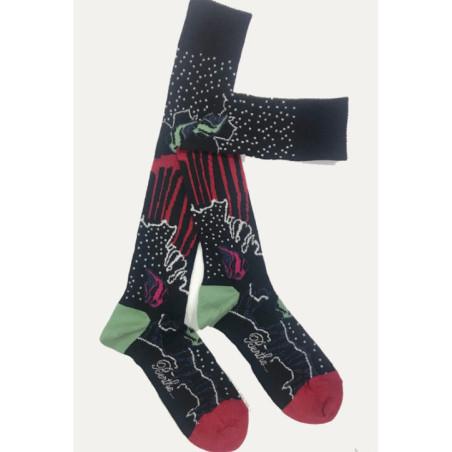 Mi bas Berthe aux Grands Pieds Poissons Clowns