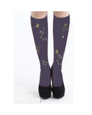 Mi-bas-berthe-aux-grands-pieds-prune-lycra-oiseaux-de-feux-vrai