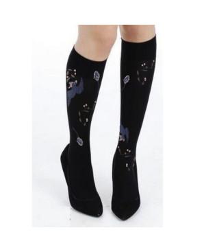 Mi-bas-berthe-aux-grands-pieds-noir-lycra-oiseaux-de-feux-marine-roseen-vrai