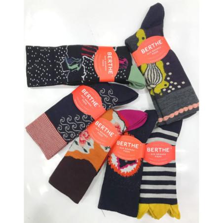 Coffret  6 paires Chaussettes Poésie Océanique Berthe aux grands Pieds
