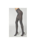 Collant Berthe Aux grands Pieds  Opaque Chiné Oiseaux kaki