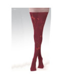 Collant Berthe Aux grands Pieds  Opaque Chiné Rouge