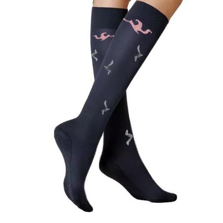 Mi-bas-berthe-aux-grands-pieds-marine-lycra-mouettes-gris