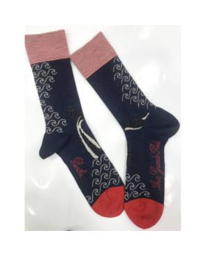 Chaussettes Baleine et Flots Laine Berthe aux gands Pieds