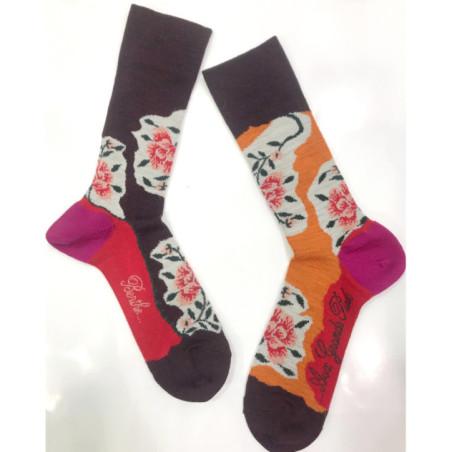 Chaussettes Fleurs Asymétriques femme Berthe aux gands Pieds