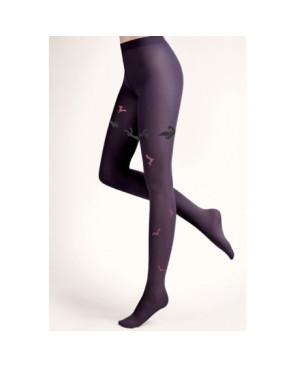 Collant-berthe-aux grands-pieds-mouettes-prune-tendance-rose