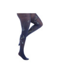Collant Marine BErthe aux grands Pieds Oiseaux lyre