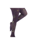 Collant Prune BErthe aux grands Pieds Oiseaux lyre Collant Prune BErthe aux grands Pieds Oiseaux lyre