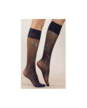 Mi Bas Marine fin Berthe aux grands Pieds Oiseau lyre Brun