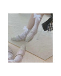 Chaussettes Dentelle à noeud de velours